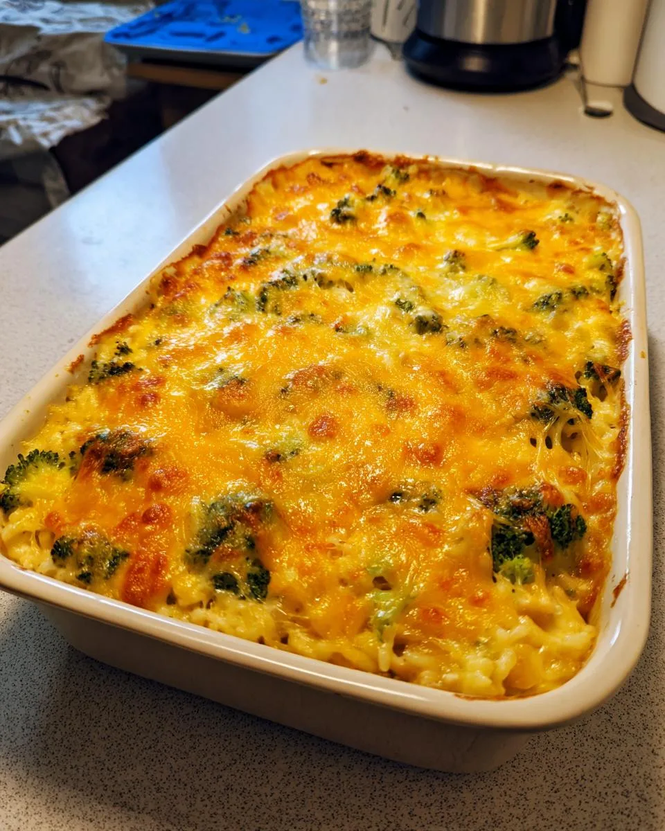 Chicken Broccoli Rice Cheese Casserole - detail 3