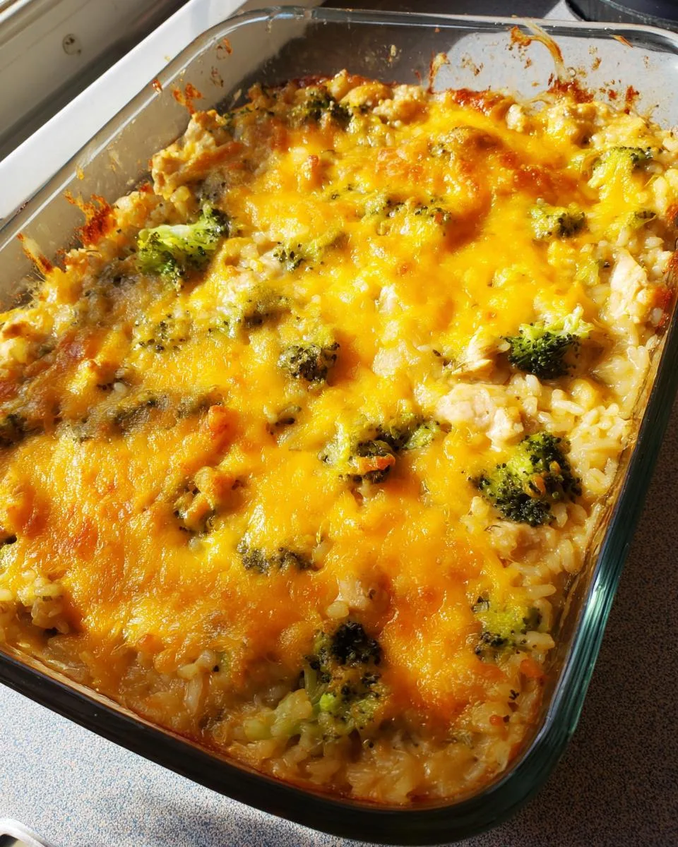 Chicken Broccoli Rice Cheese Casserole - detail 4