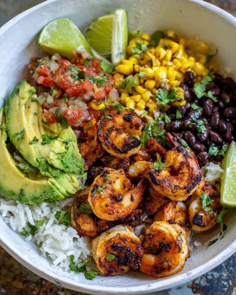 Chipotle Lime Shrimp Bowl - detail 1