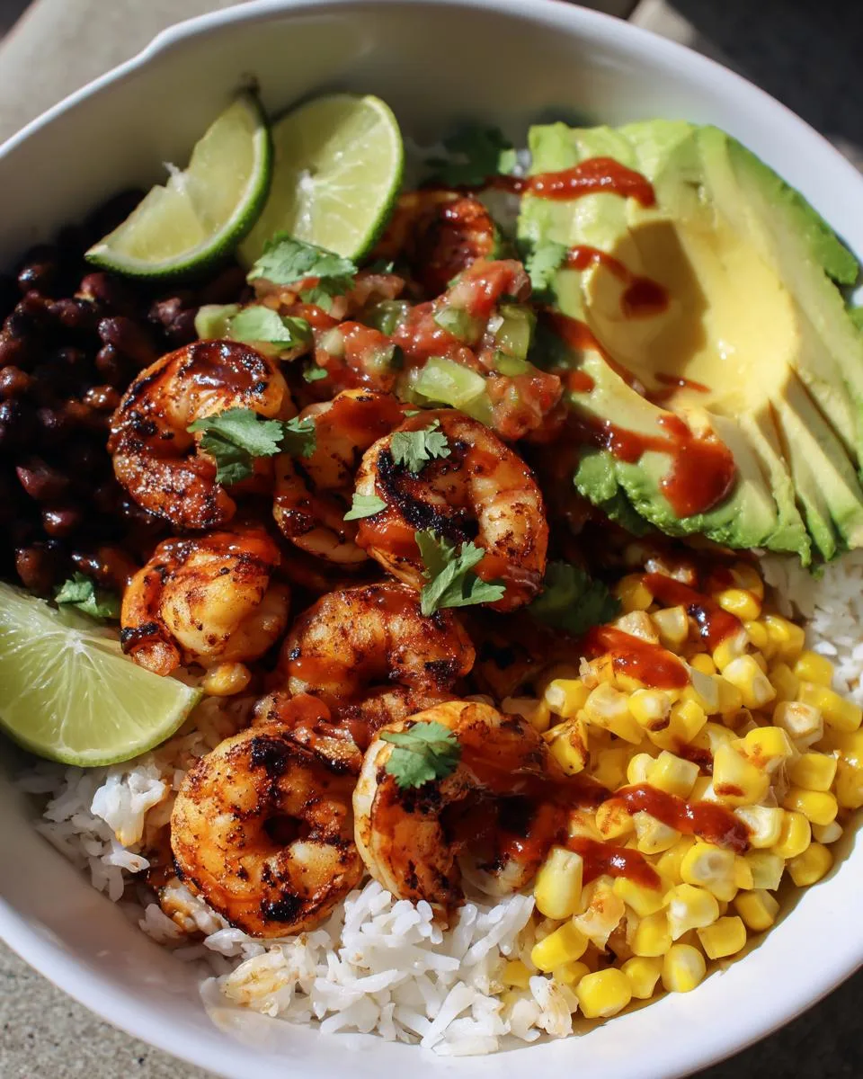 Chipotle Lime Shrimp Bowl - detail 2