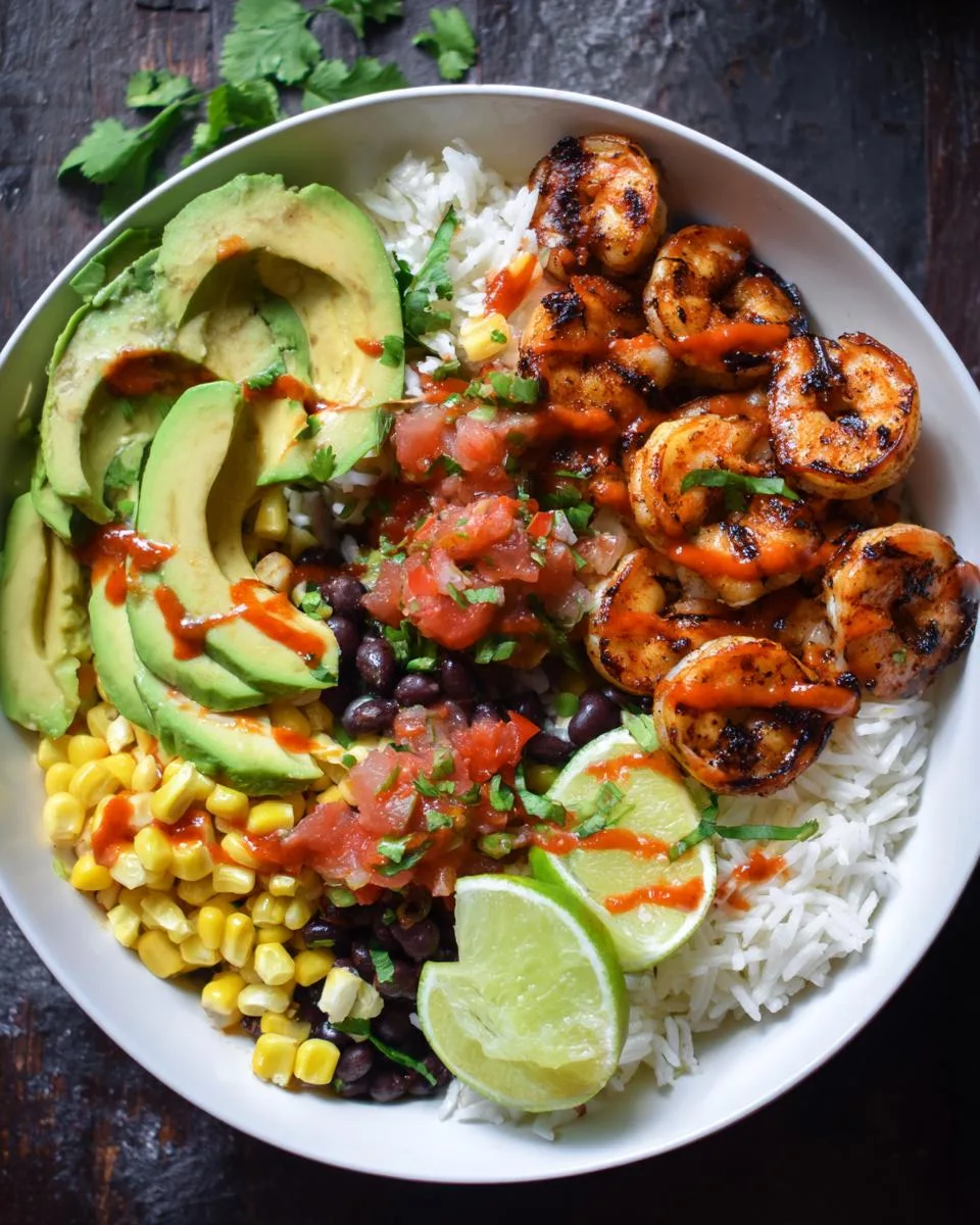 Chipotle Lime Shrimp Bowl - detail 3