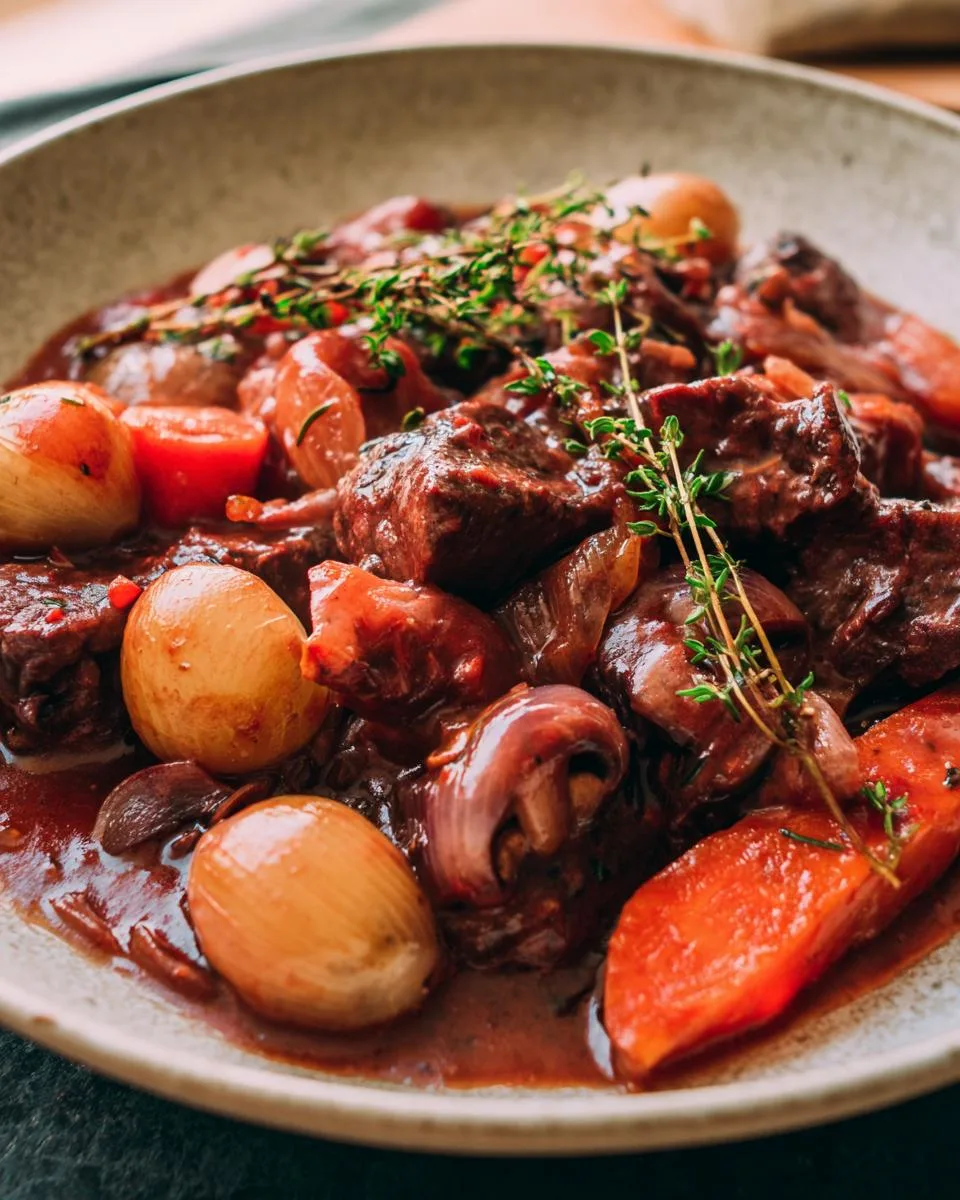Classic Beef Bourguignon Stew - detail 3