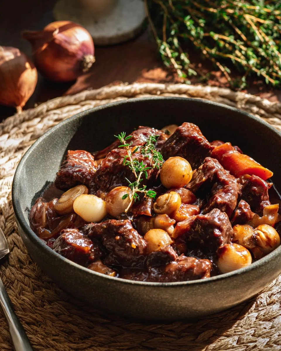 Classic Beef Bourguignon Stew - detail 4