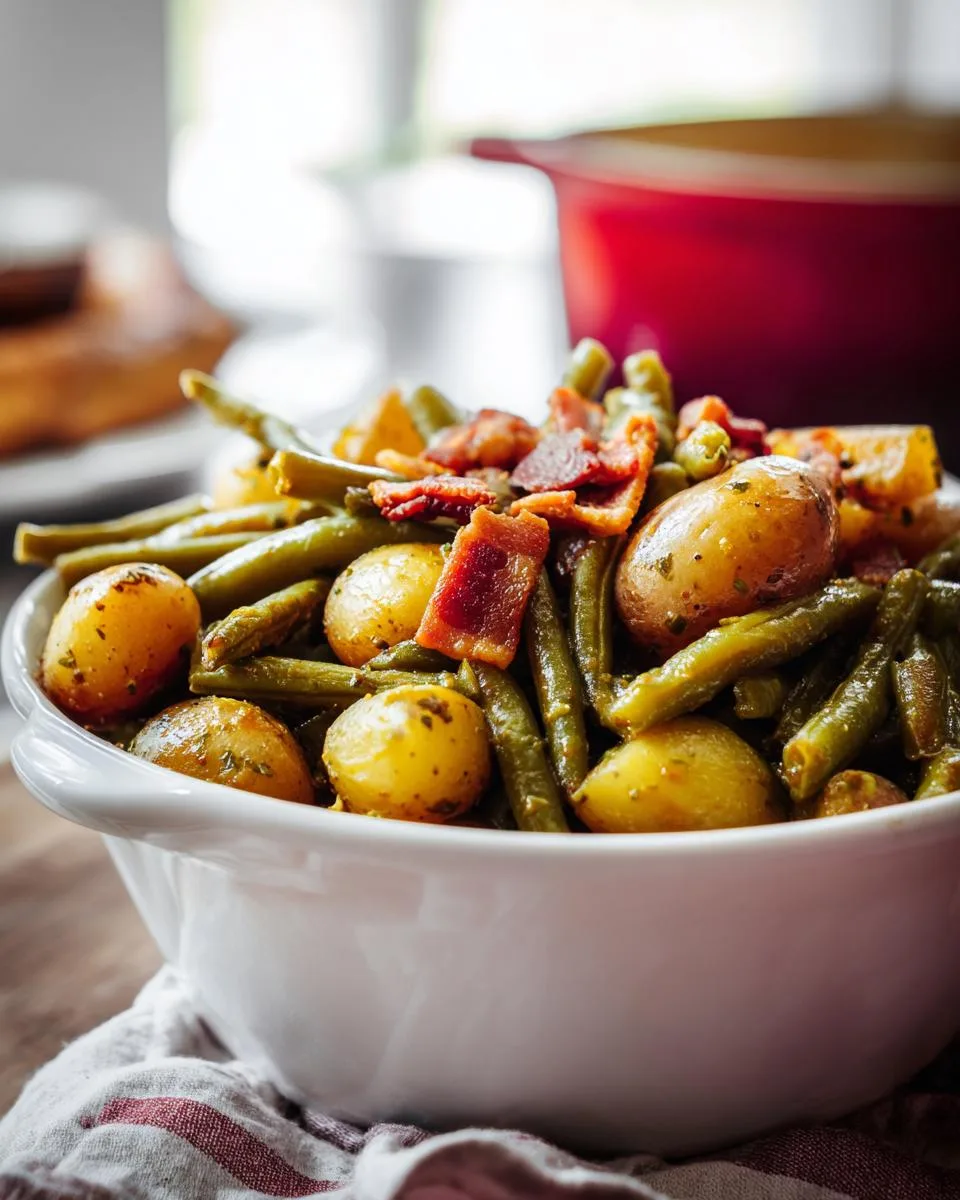 Country Ranch Green Beans and Potatoes with Bacon - detail 3