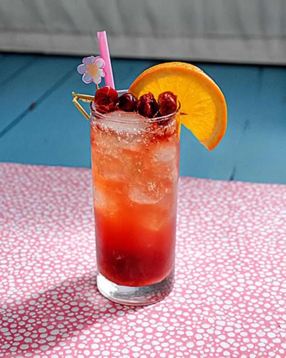 Cranberry Orange Juice Mocktail - detail 4