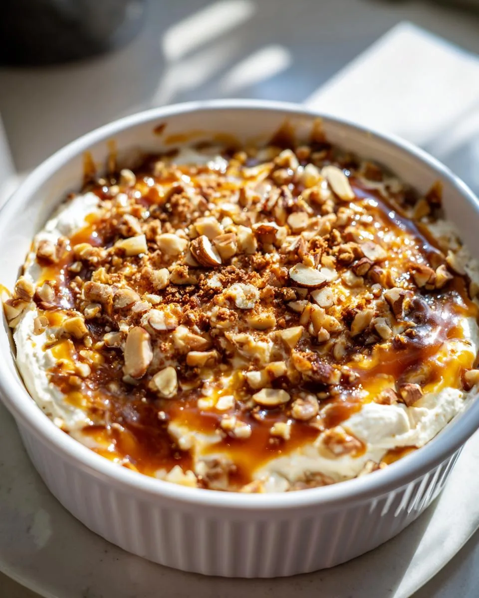 Cream Cheese Caramel Apple Dip - detail 3