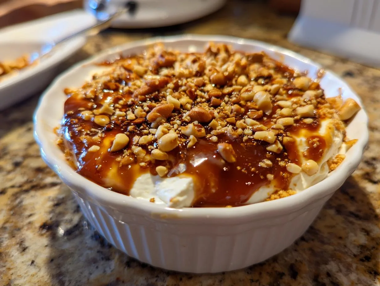 10-Minute Cream Cheese Caramel Apple Dip: Irresistible