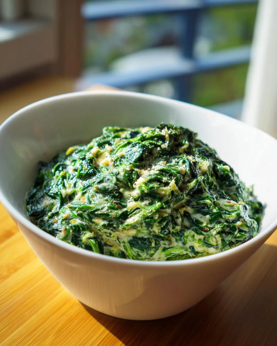 Creamed Spinach - detail 2