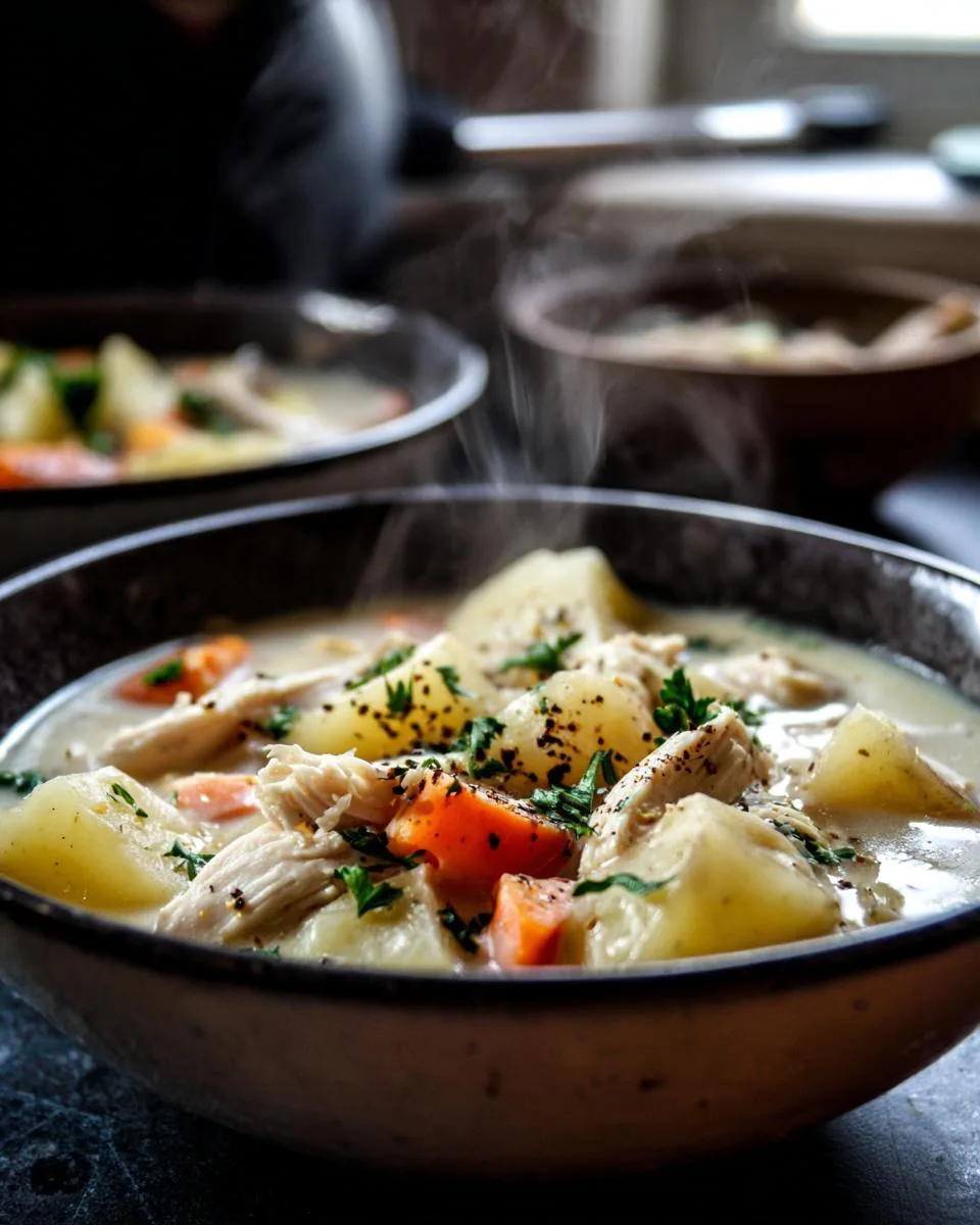 Creamy Chicken and Potato Soup - detail 2