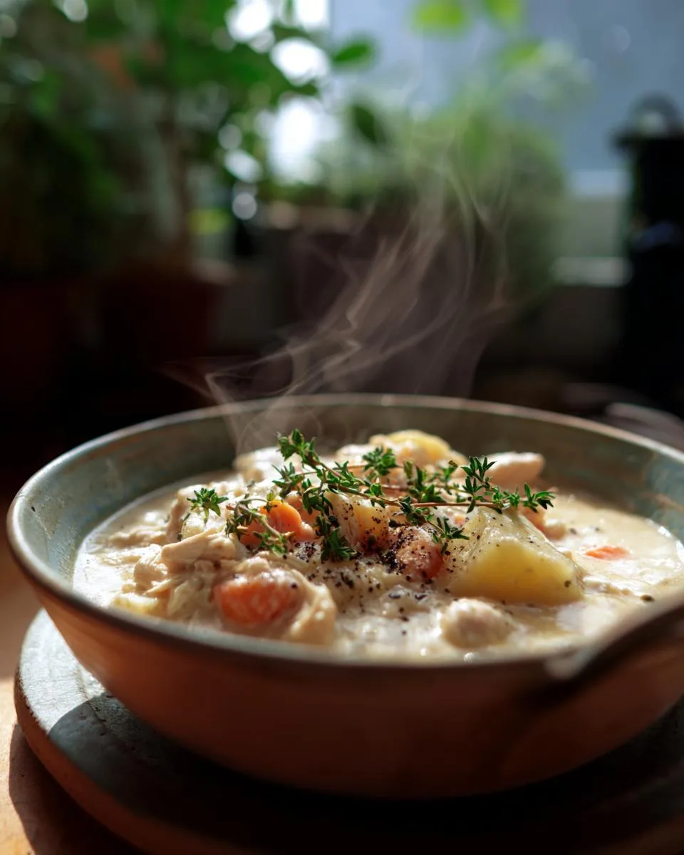 Creamy Chicken and Potato Soup - detail 4