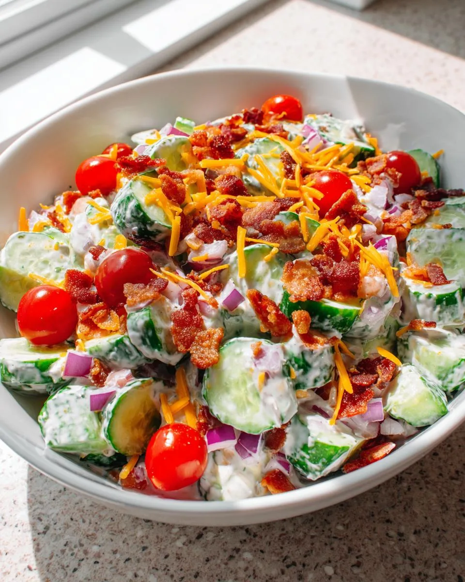 Cucumber Ranch Crack Salad - detail 3