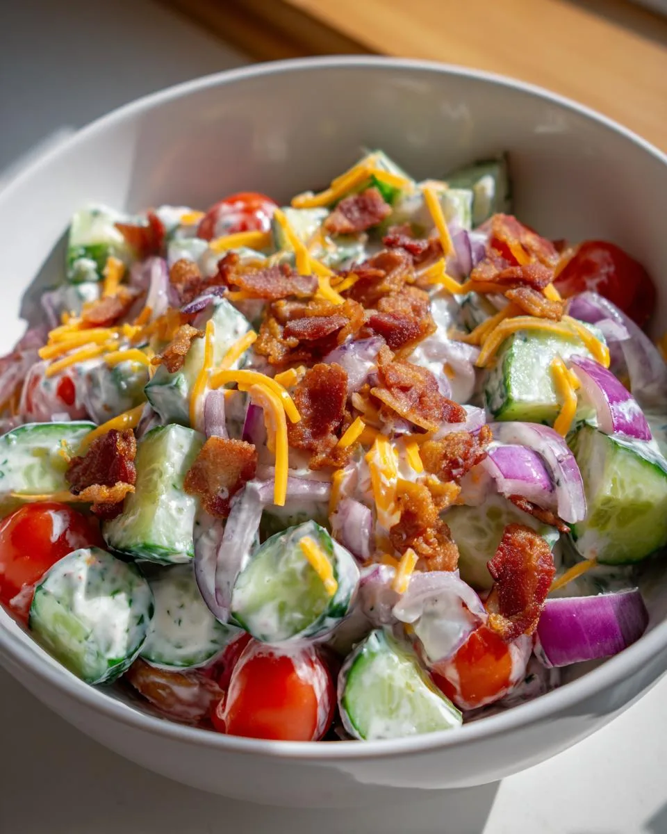 Cucumber Ranch Crack Salad - detail 4