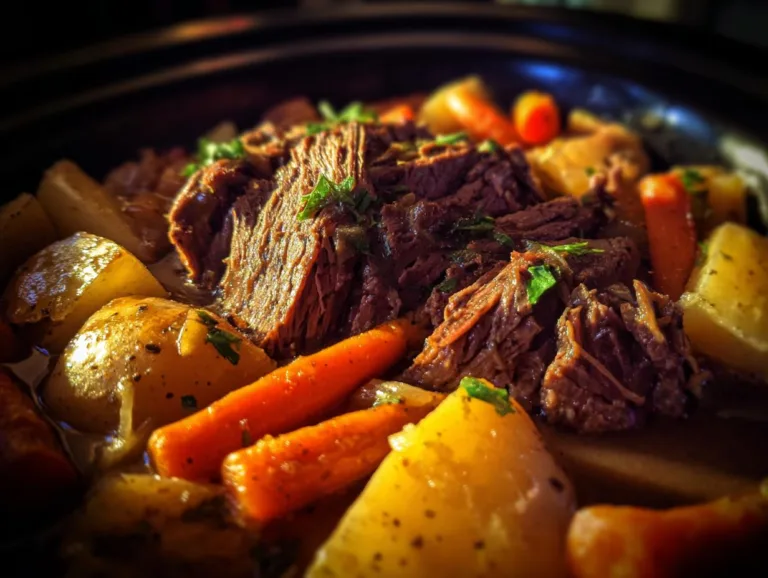 Easy Pot Roast Slow Cooker