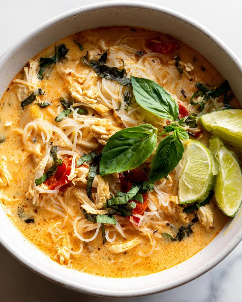 Easy Thai Chicken Soup - detail 1