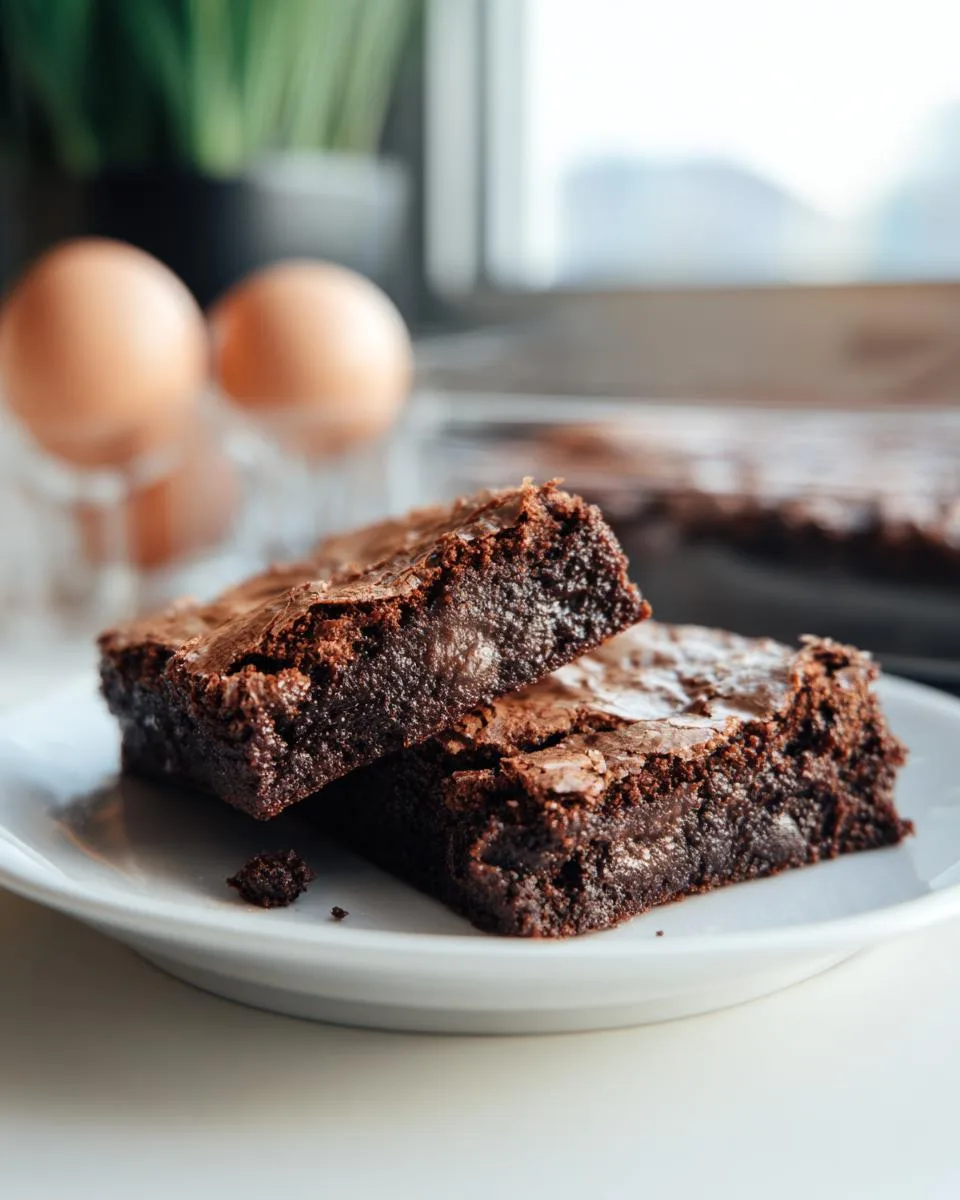 Eggless Brownies - detail 4