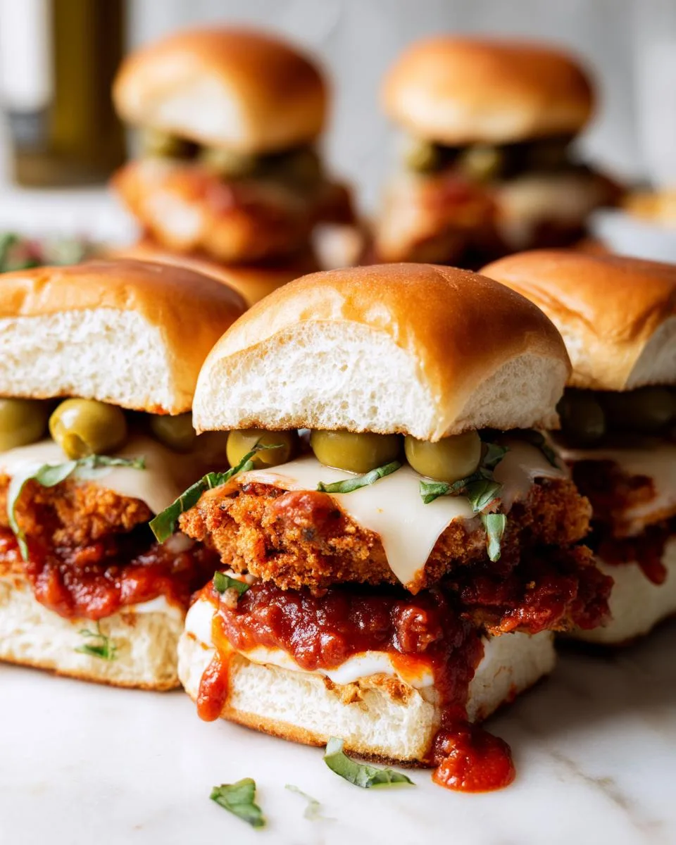 Halloween Chicken Parm Sliders - detail 3