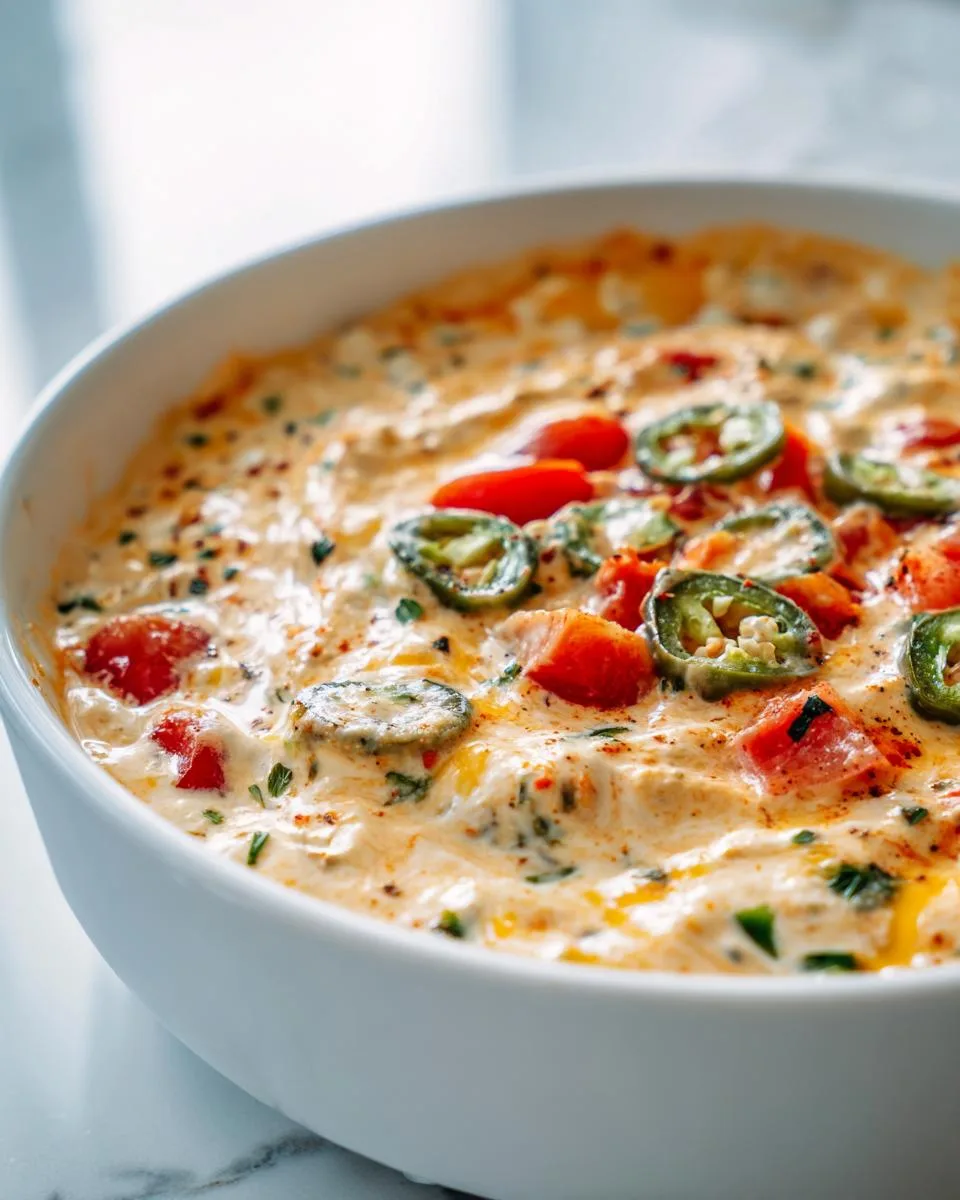 High Protein Cottage Cheese Queso Dip - detail 1