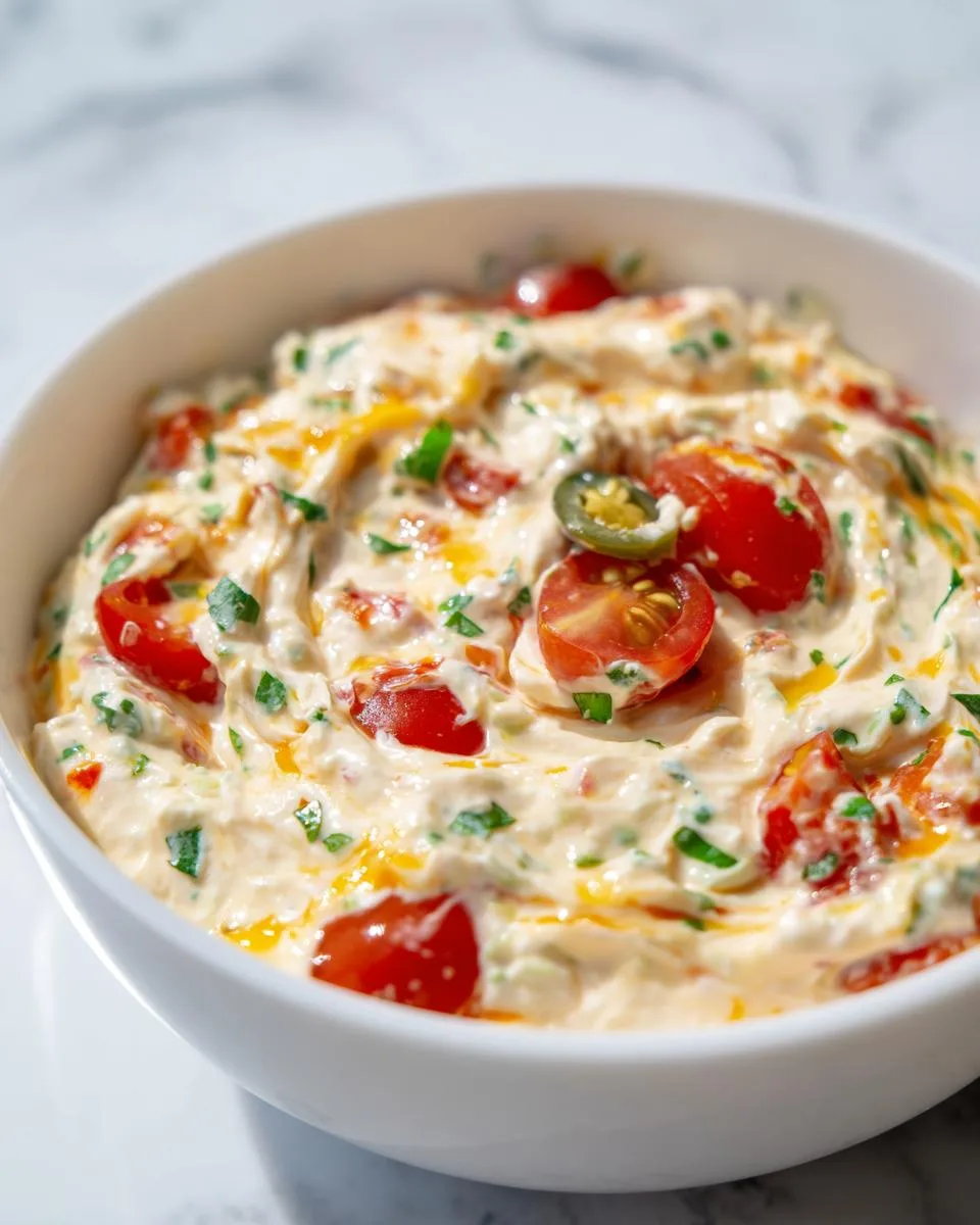 High Protein Cottage Cheese Queso Dip - detail 2