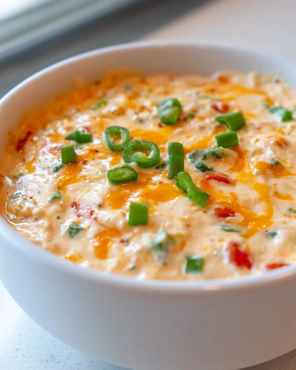 High Protein Cottage Cheese Queso Dip - detail 3