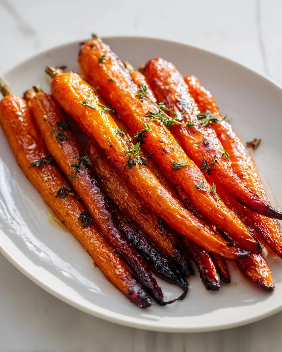 Honey Balsamic Roasted Carrots - detail 1