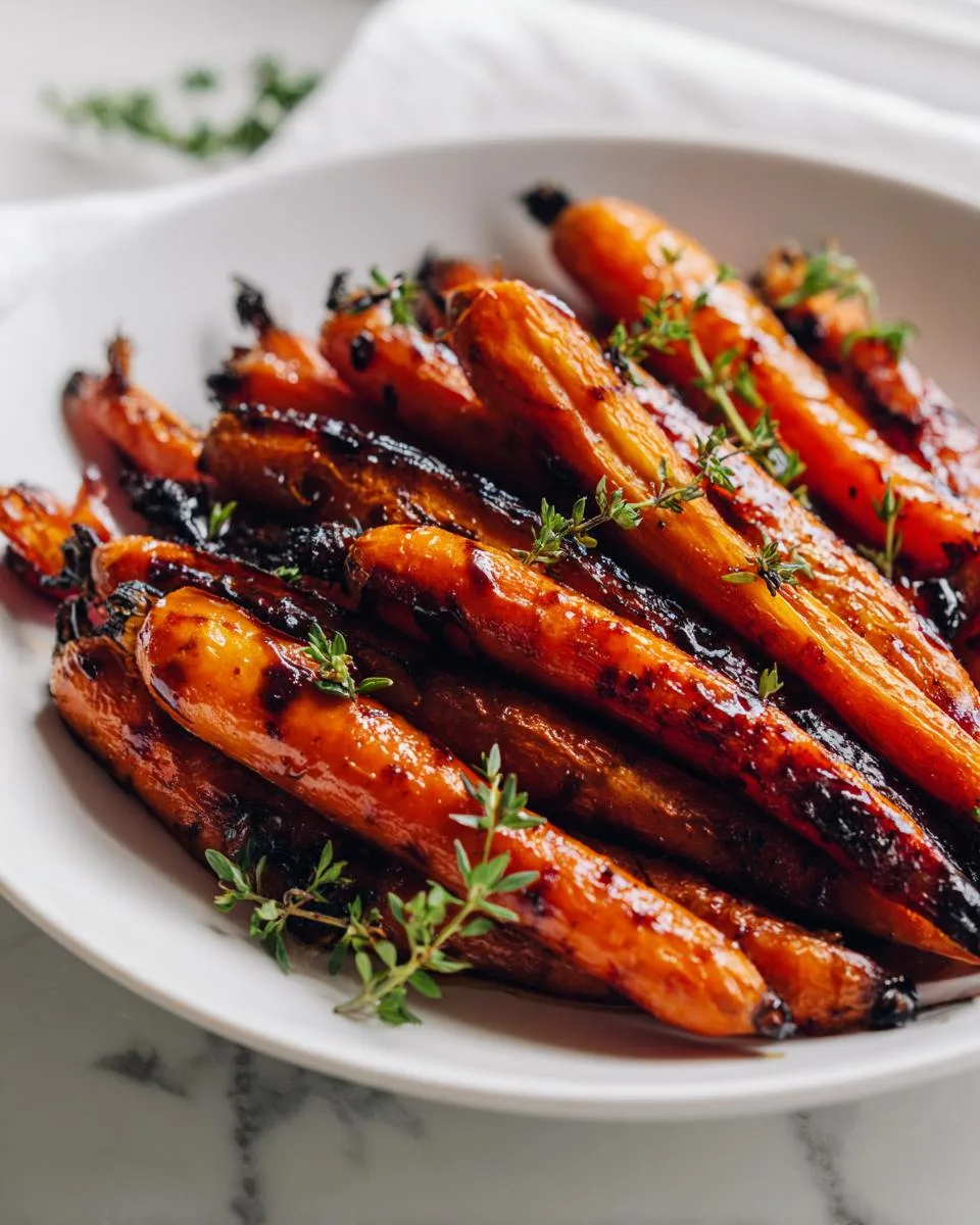 Honey Balsamic Roasted Carrots - detail 3