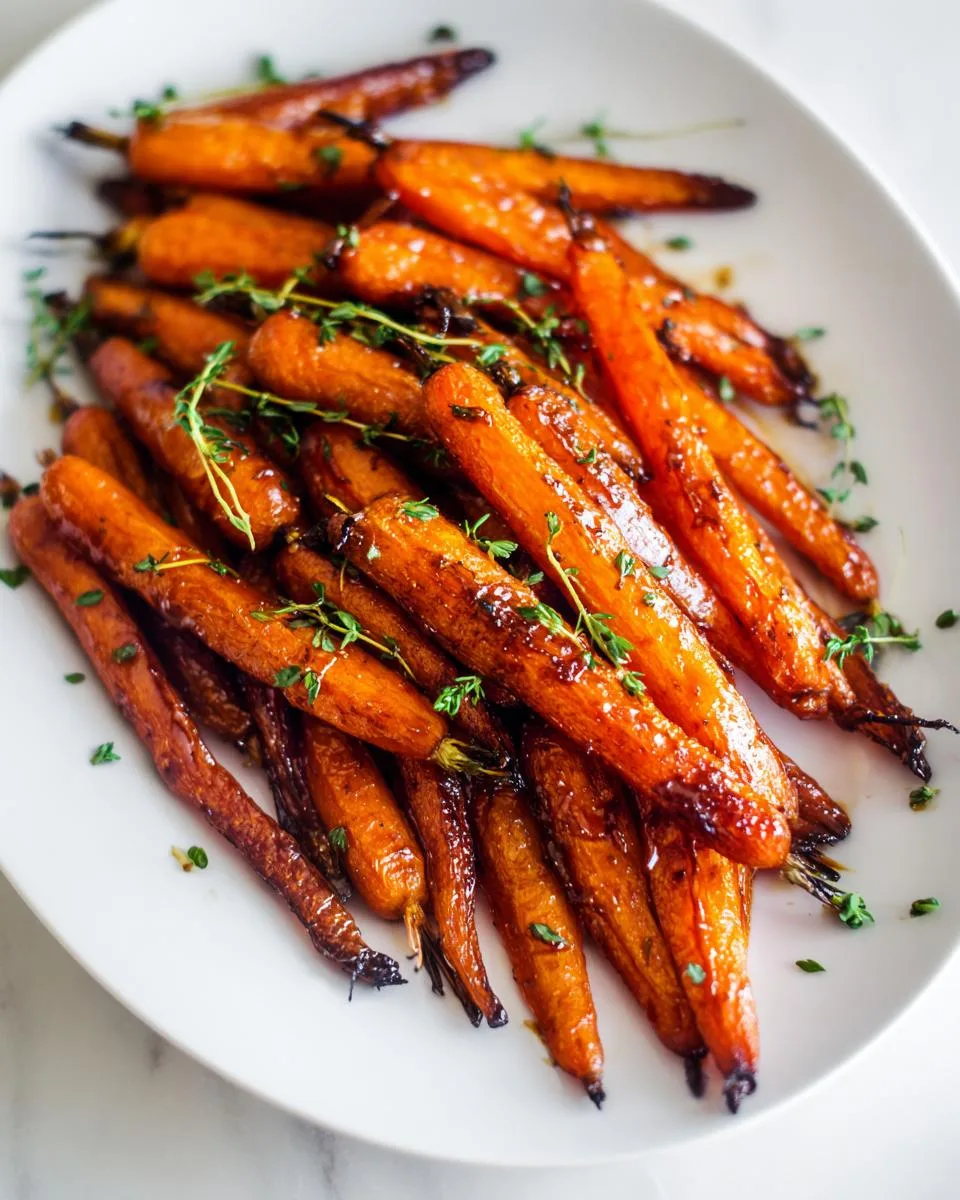 Honey Balsamic Roasted Carrots - detail 4