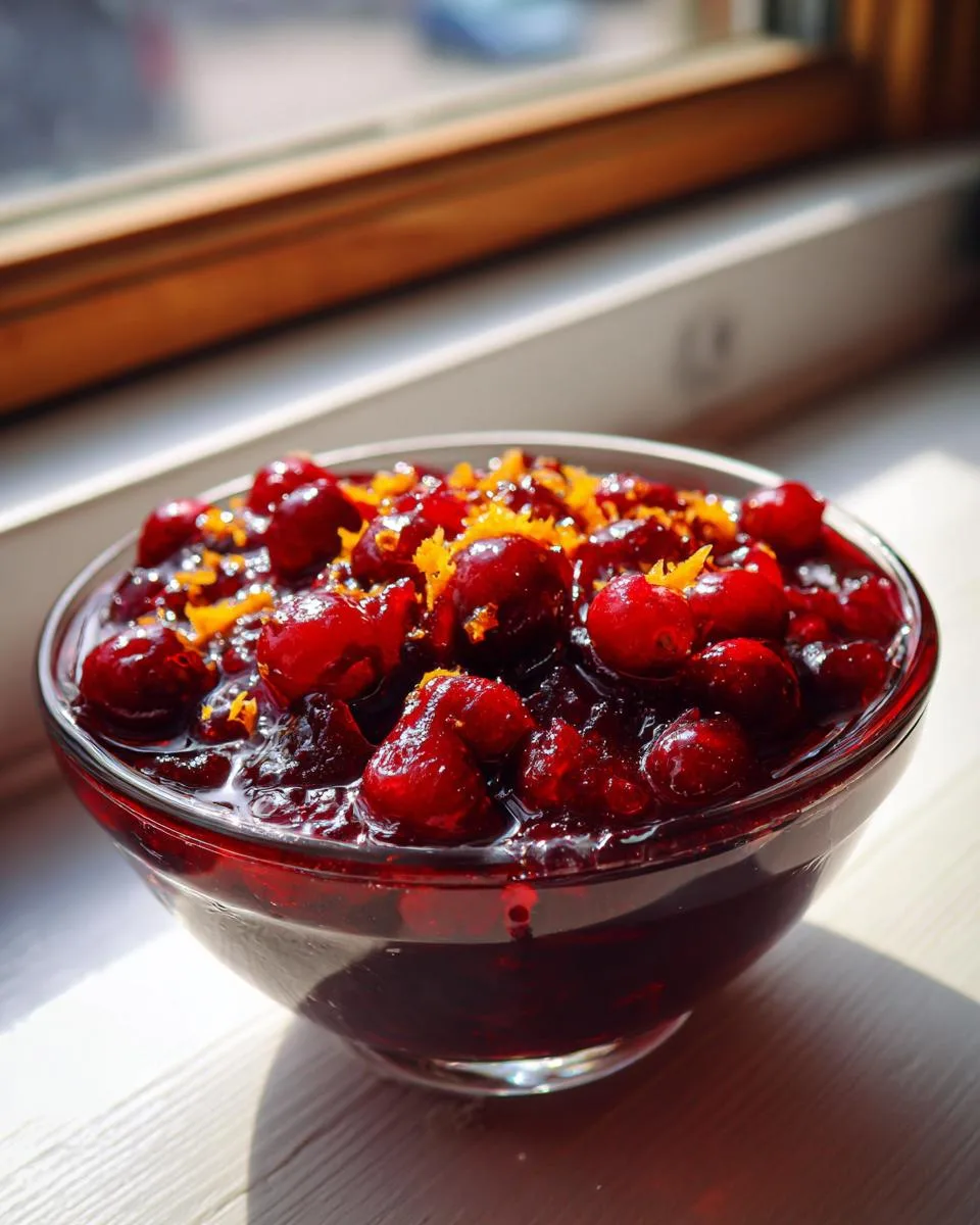 Honey Bourbon Cranberry Sauce - detail 2