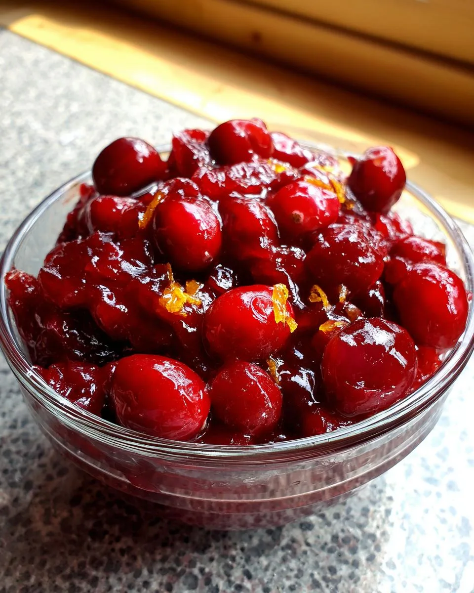 Honey Bourbon Cranberry Sauce - detail 3