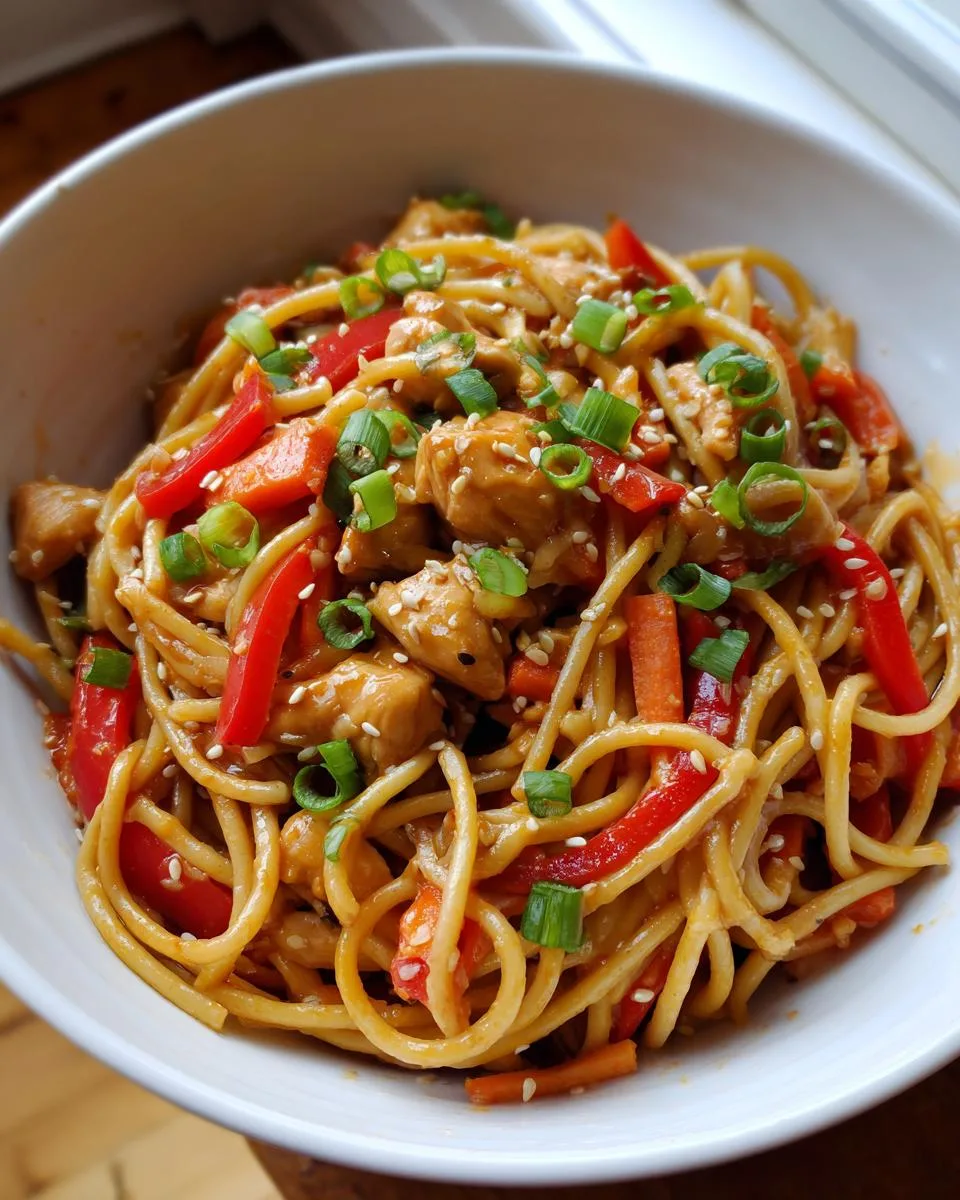 Instant Pot Chicken Lo Mein - detail 2