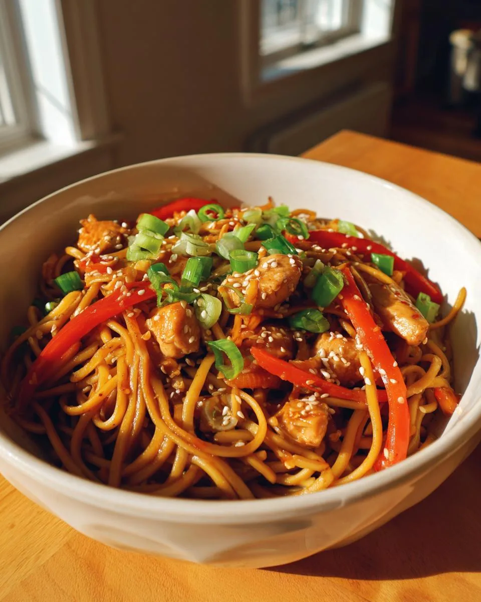 Instant Pot Chicken Lo Mein - detail 3