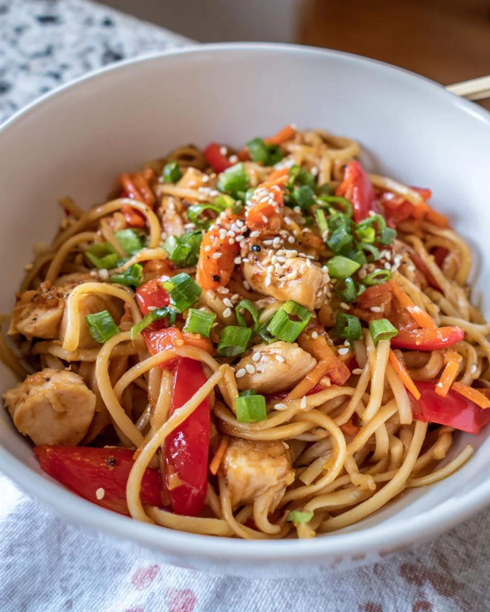 Instant Pot Chicken Lo Mein - detail 4