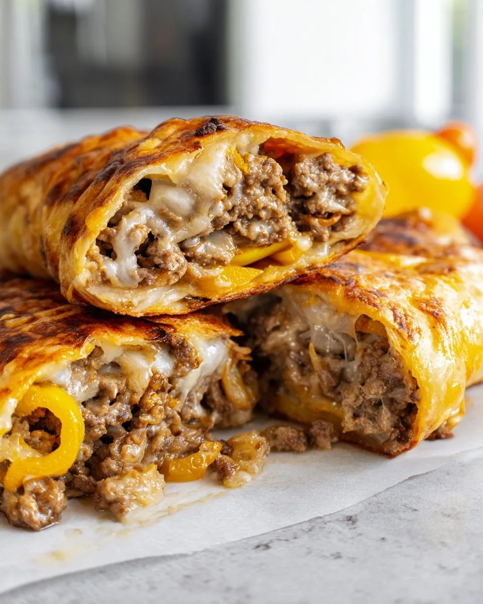 Keto Philly Cheesesteak Rolls - detail 1