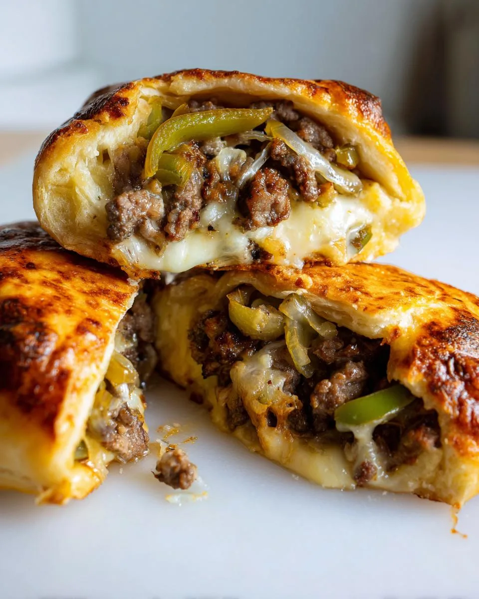 Keto Philly Cheesesteak Rolls - detail 3