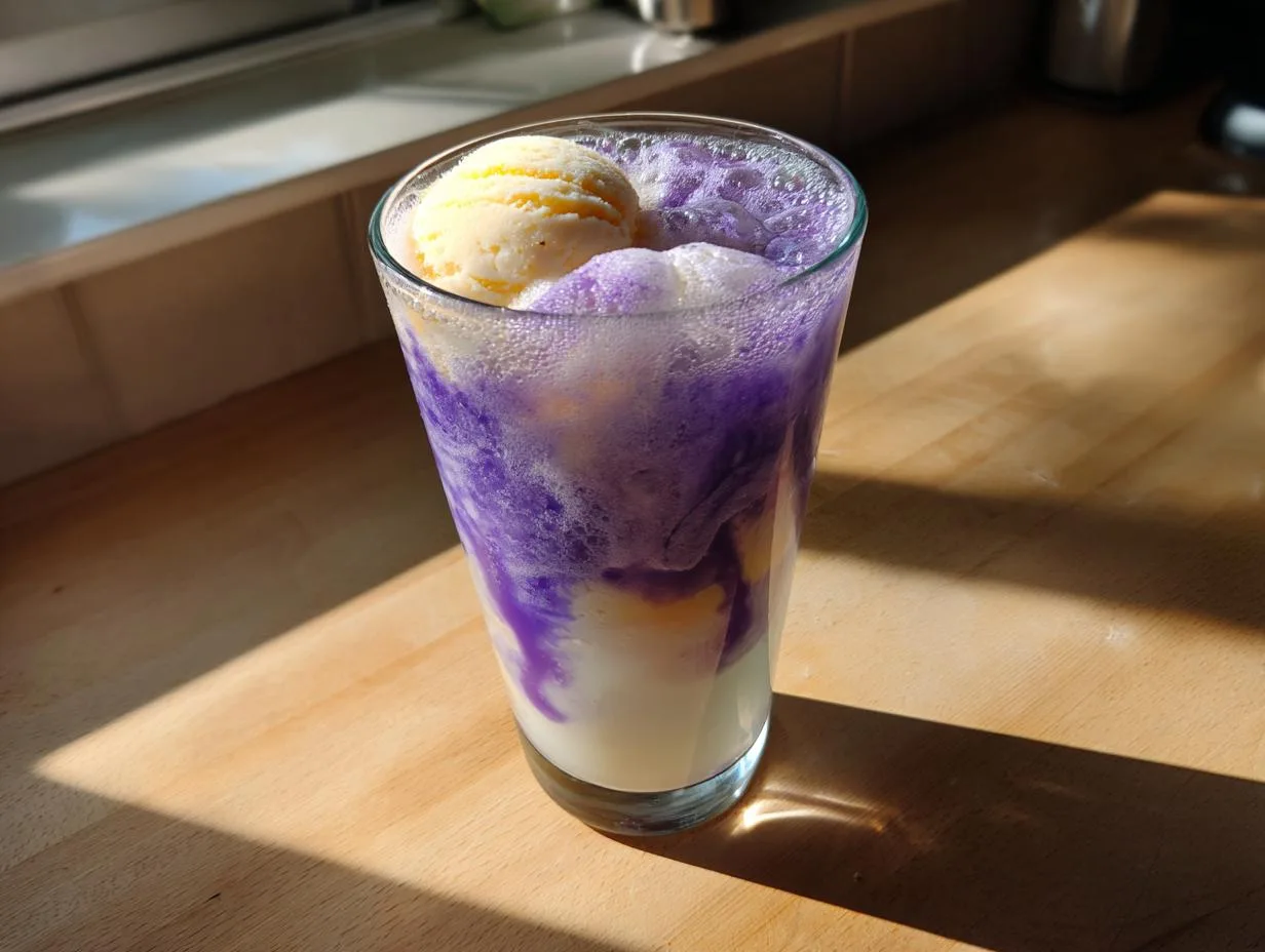 3-Step Lavender Lemonade Floats You’ll Crave Instantly