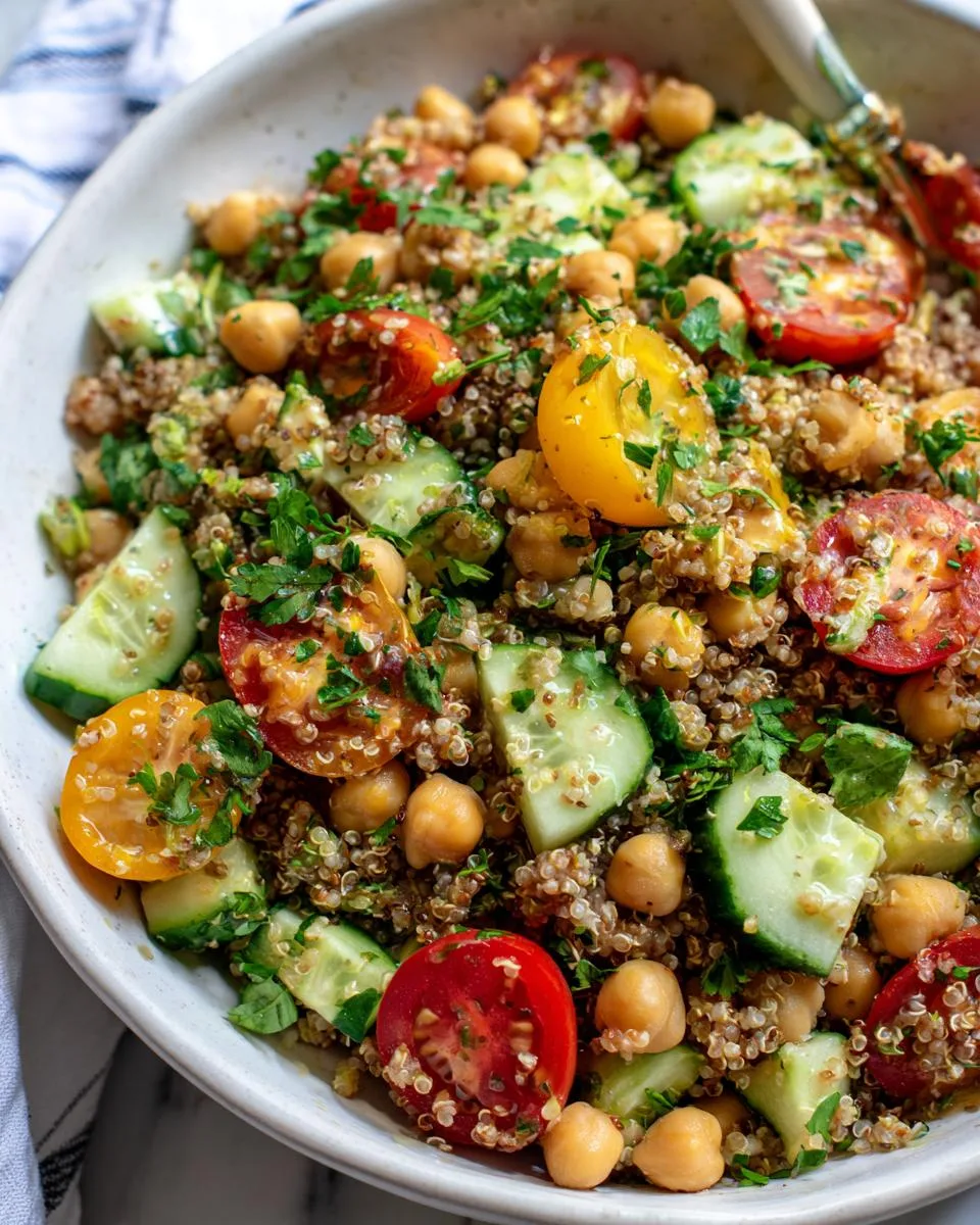 Lemon Herb Quinoa with Chickpeas - detail 3
