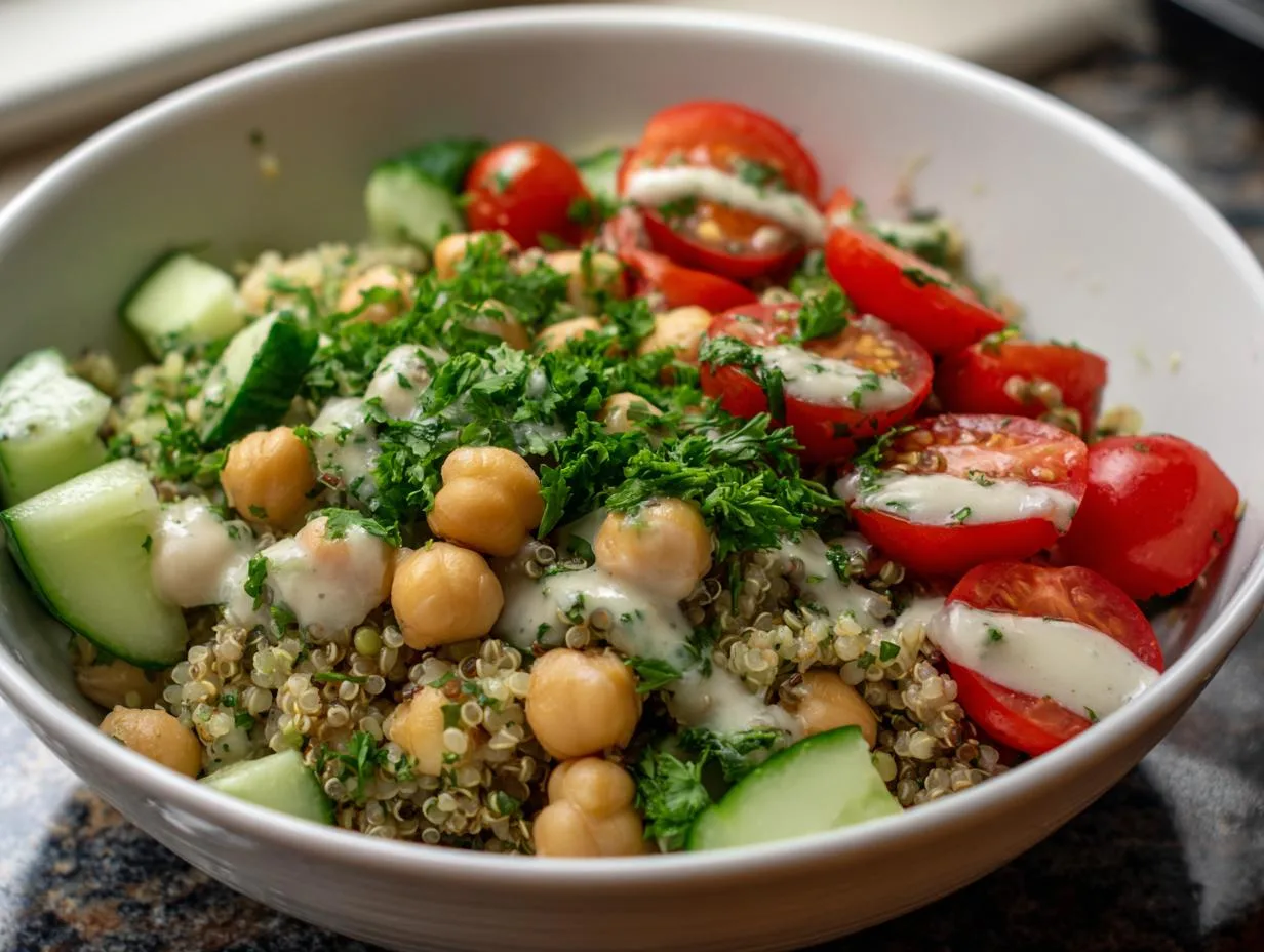 35-Minute Lemon Herb Quinoa with Chickpeas – Flavorful Bliss
