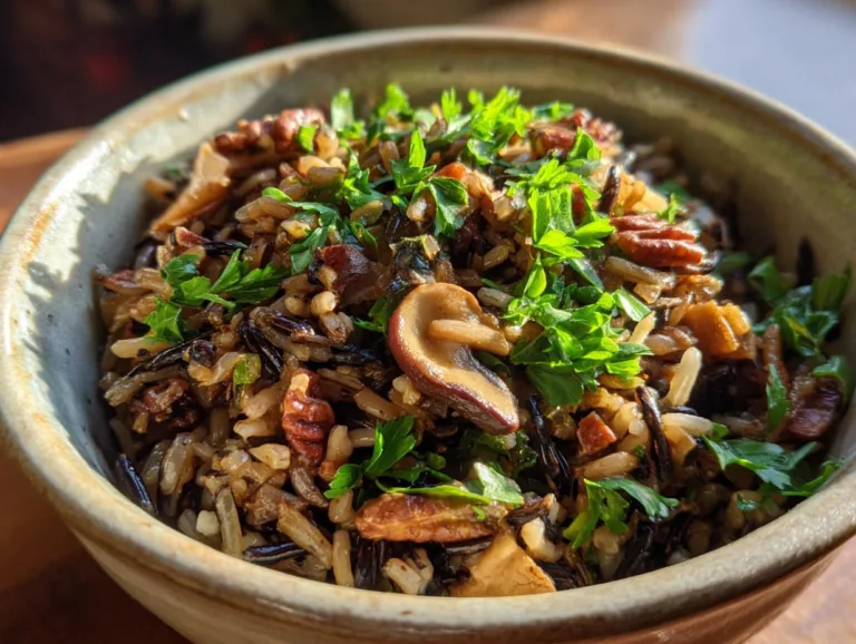 Mushroom Wild Rice Pilaf