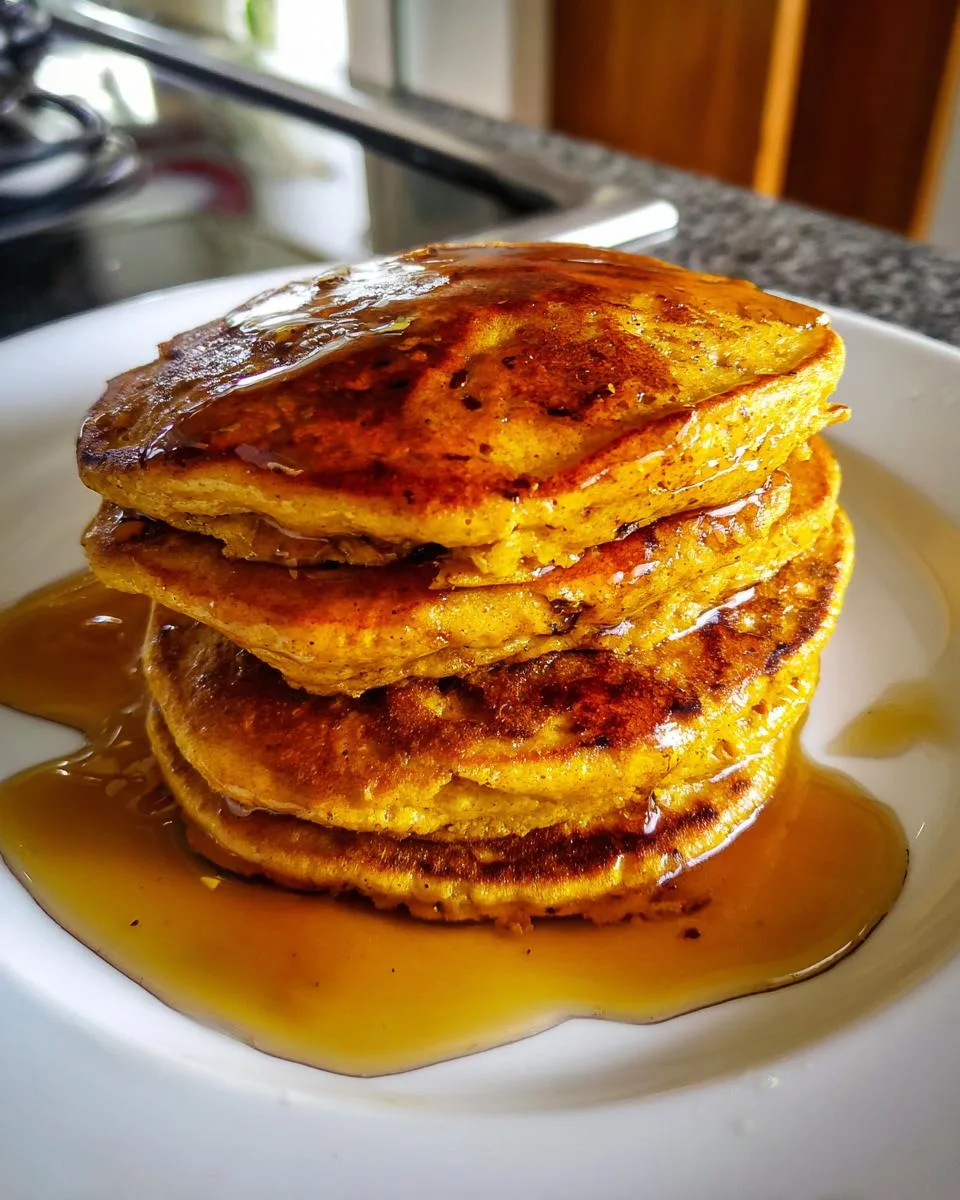 Pumpkin Greek Yogurt Pancakes - detail 1