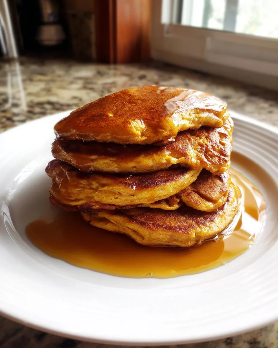 Pumpkin Greek Yogurt Pancakes - detail 4