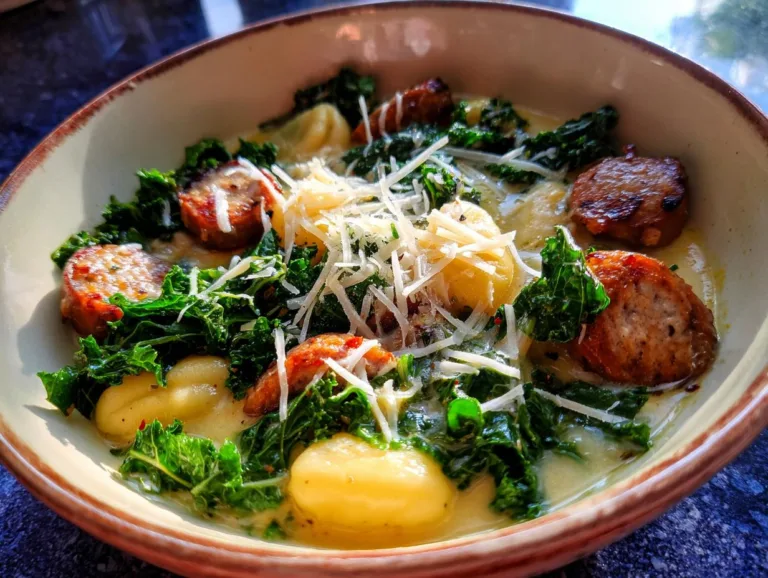 Savory Butternut Squash Gnocchi Soup
