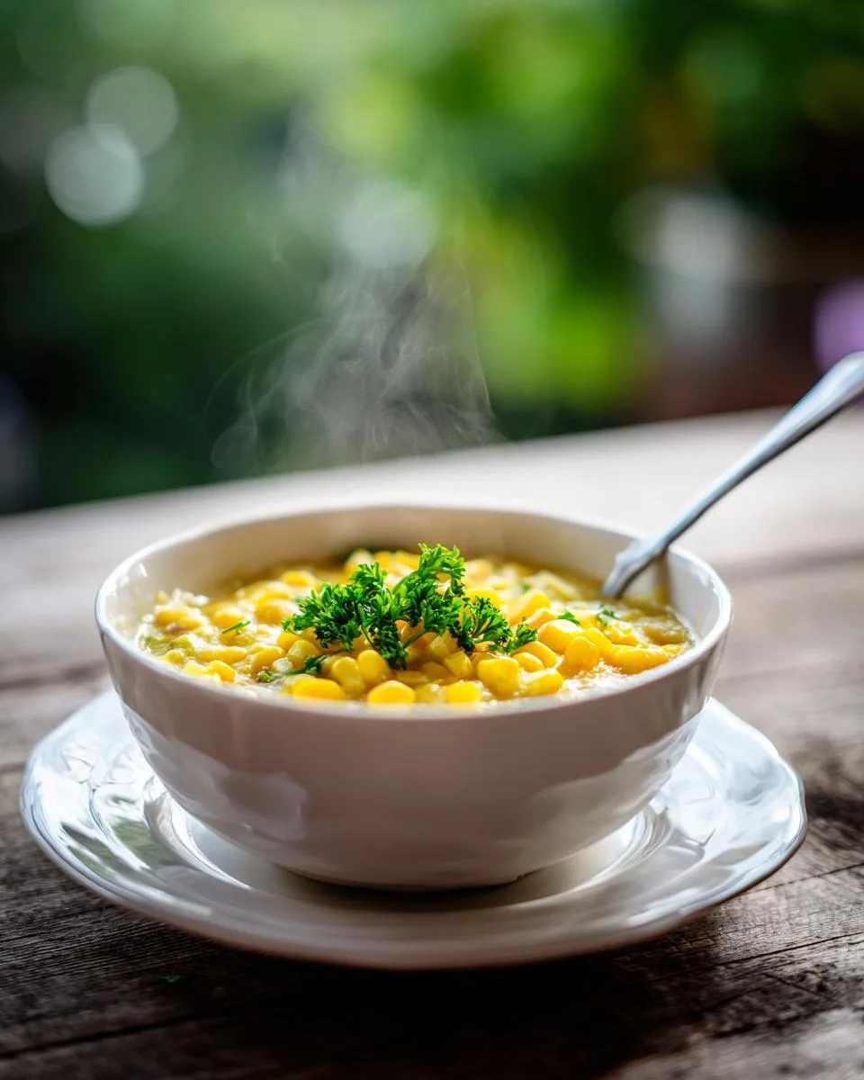 Slow Cooker Amish Corn Chowder - detail 3
