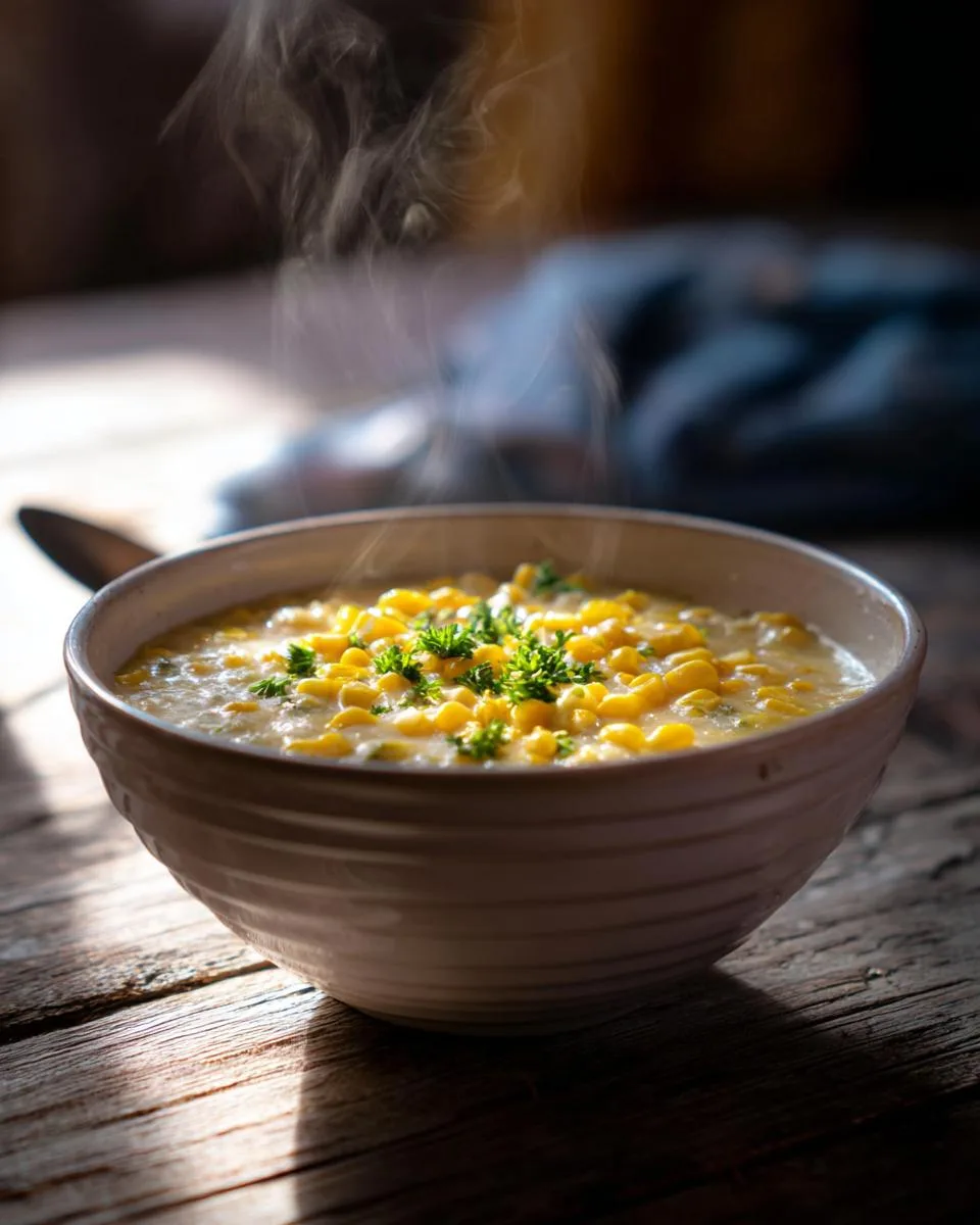 Slow Cooker Amish Corn Chowder - detail 4