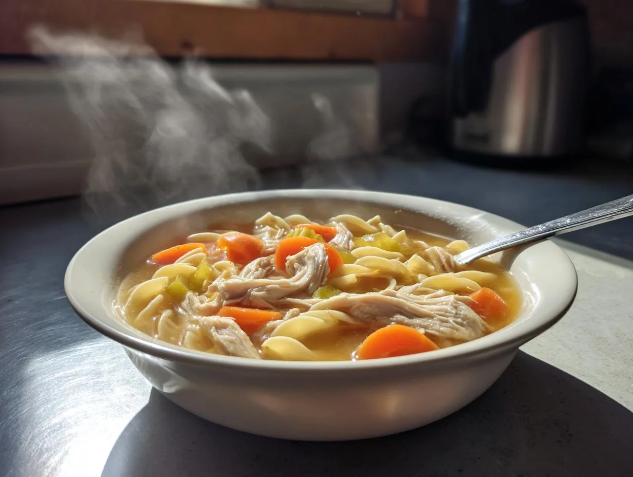 6-Hour Slow Cooker Chicken Noodle Soup for Ultimate Comfort