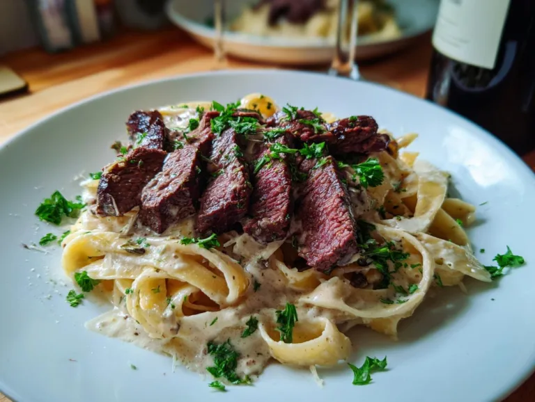 Steak and Pasta Recipe