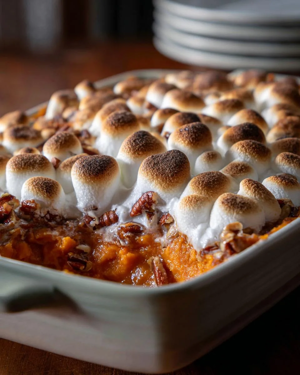 Sweet Potato Casserole Marshmallows - detail 3