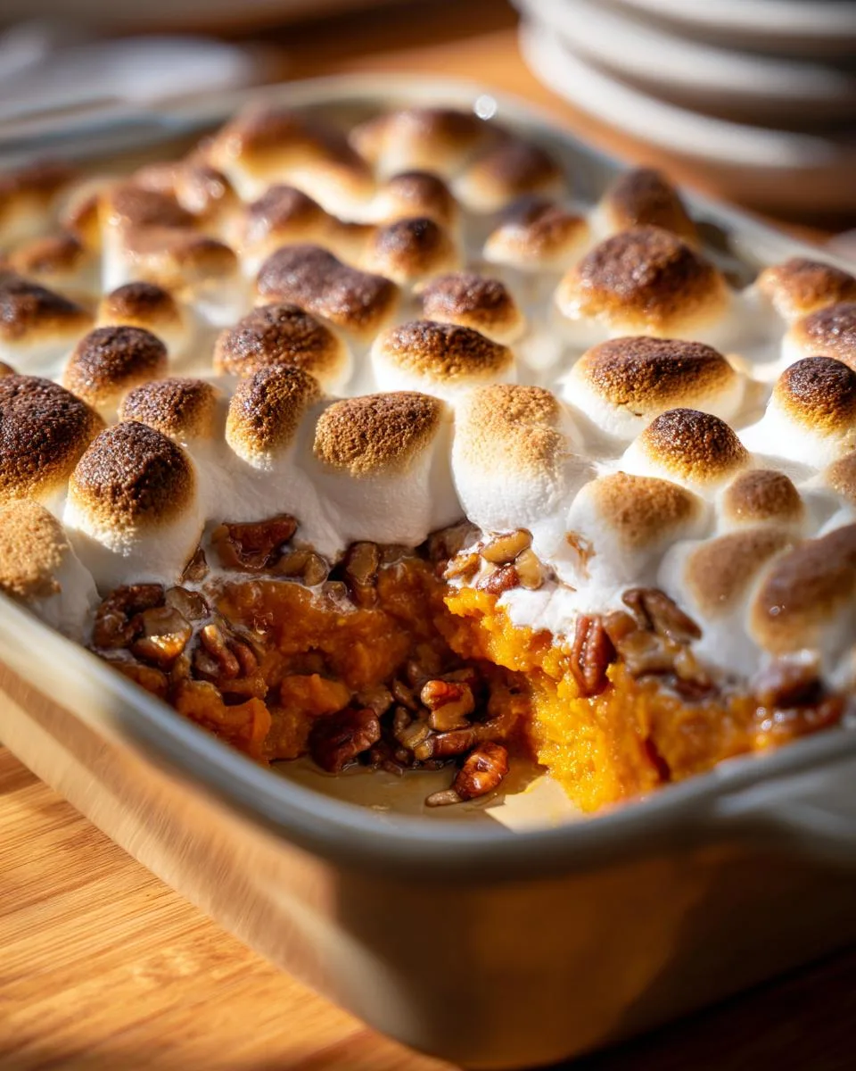 Sweet Potato Casserole Marshmallows - detail 4