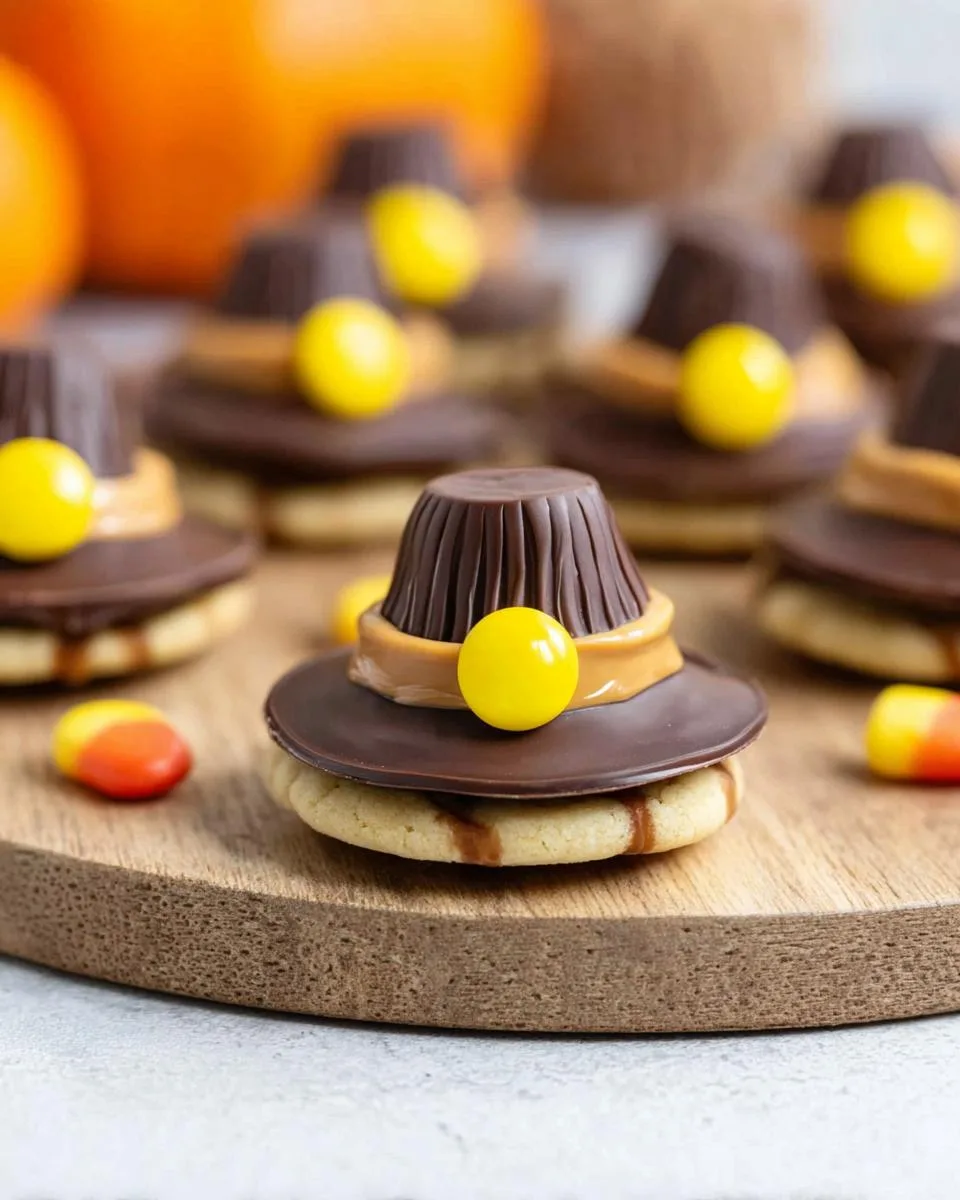 Thanksgiving Pilgrim Hat Cookies - detail 3