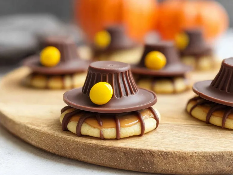 Thanksgiving Pilgrim Hat Cookies