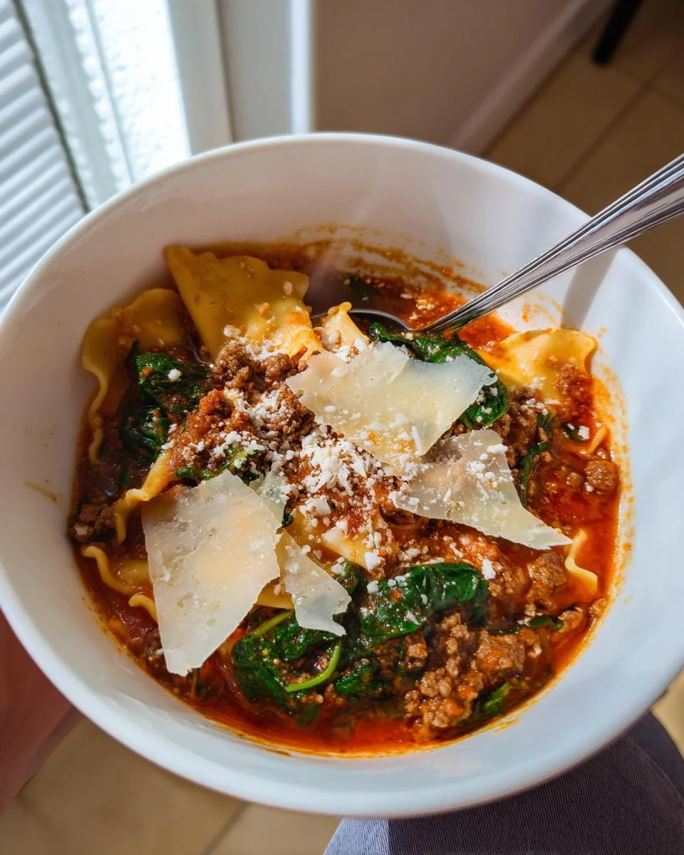 Viral Lasagna Soup - detail 2