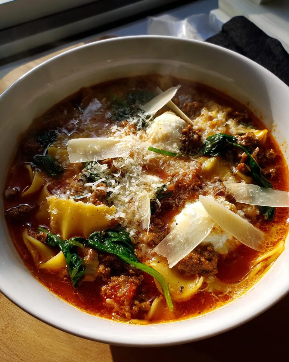 Viral Lasagna Soup - detail 3